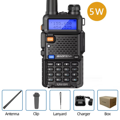 Baofeng Two Way Radio Walkie Talkie Dual Band UHF VHF 5W 8W Ham