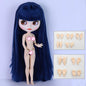 ICY DBS Blyth Doll BJD Joint Body White Skin Blue Hair Set Doll 1/6 30cm Girl Gift Anime SD-EXPROTAS