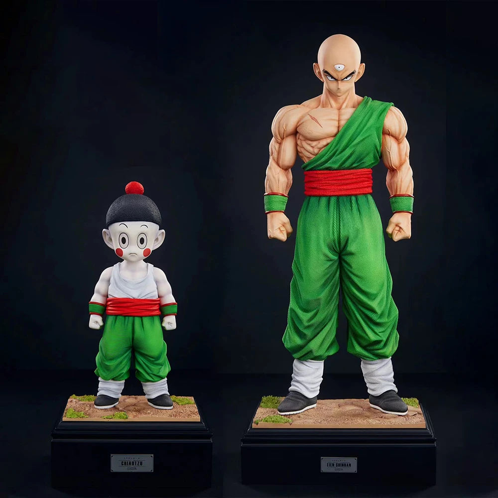 Dragon Ball Tien Shinhan & Chiaotzu PVC Figure Anime Action Statue Model Gift