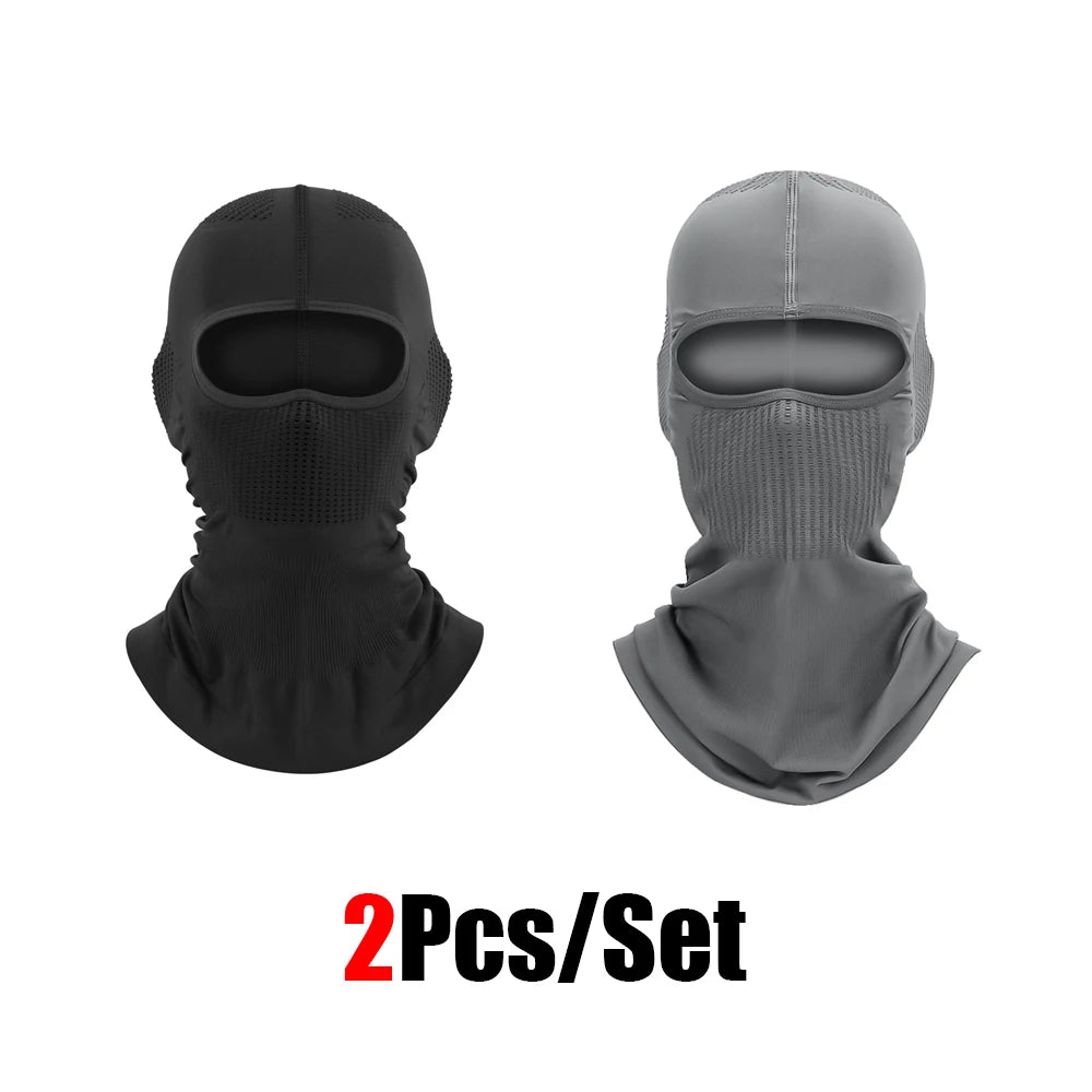 4Pcs Full Face Mask Balaclava Cycling Ski Motorcycle Warm Black Men