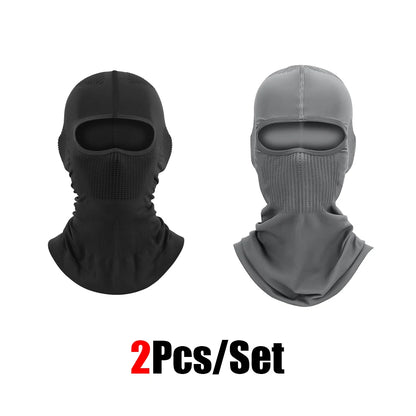 4Pcs Full Face Mask Balaclava Cycling Ski Motorcycle Warm Black Men