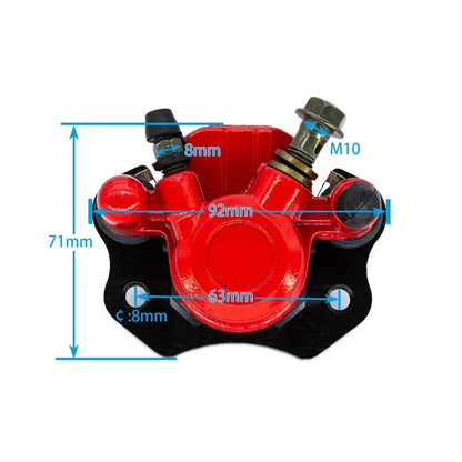 ATV Rear Disc Brake Caliper Master Cylinder Set for 50cc 70cc 90cc 110cc 125cc