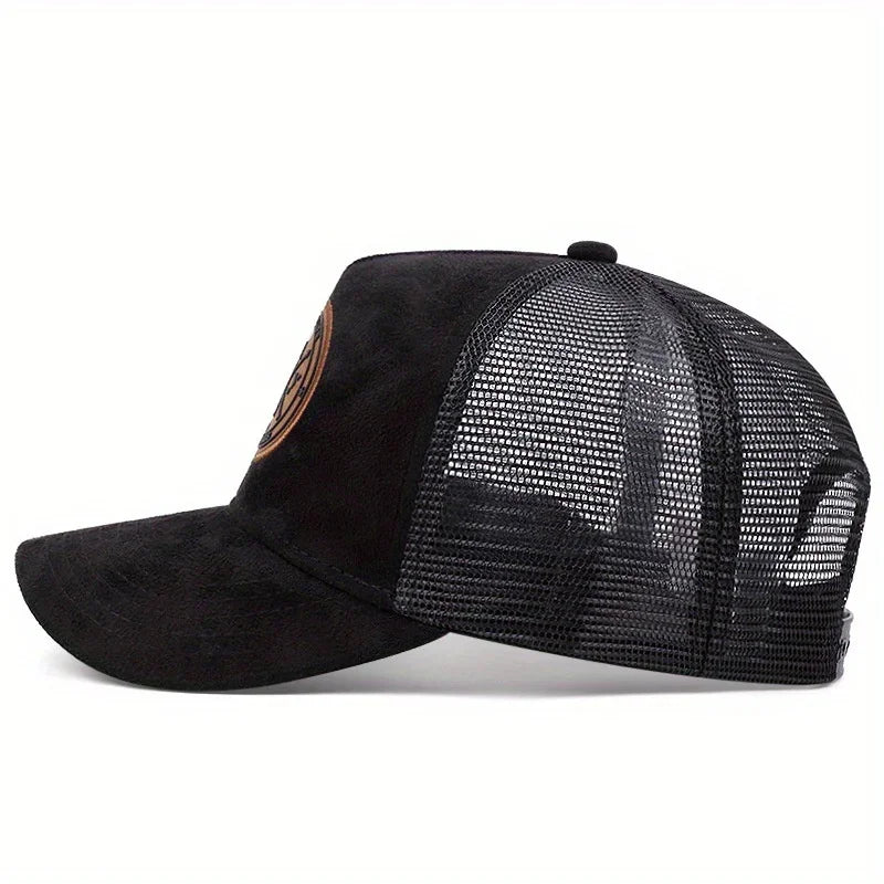 ENJOY LIFE Mesh Baseball Cap, Unisex Snapback, Breathable Street Hip Hop Trucker Hat