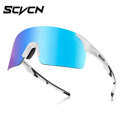 SCVCN Photochromic Cycling Sunglasses MTB Bike Glasses for Men & Women