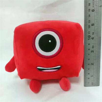 10pcs Number Plush Doll Toys Soft Cute Stuffed Dolls for Kids 0-9