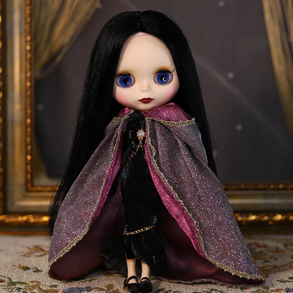 ICY DBS Blythe Doll White Skin Joint Body Colourful Hair Matte Face DIY Dress Up