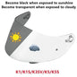 Photochromic Visor for AGV K5 K5S K5-S K3SV K3-SV K1 Helmet Glasses Screen Shield Windshield Accessories Parts Autochromic Lens-EXPROTAS