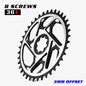 Narrow Wide Chainring 3mm Offset 8 Bolt MTB Sprocket for SRAM 36T 38T