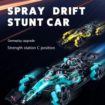 ZWN F1 RC Drift Car With Music Led Lights 2.4G Glove Gesture Radio Remote Control Stunt Cars 4WD Electric Children Toy vs Wltoys-EXPROTAS