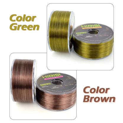 Hirisi 350m Super Strong Monofilament Nylon Carp Fishing Line Japan Made