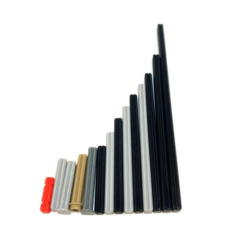 120PCS MOC Technology Blocks Plastic Axle Sticks Compatible with Various Models