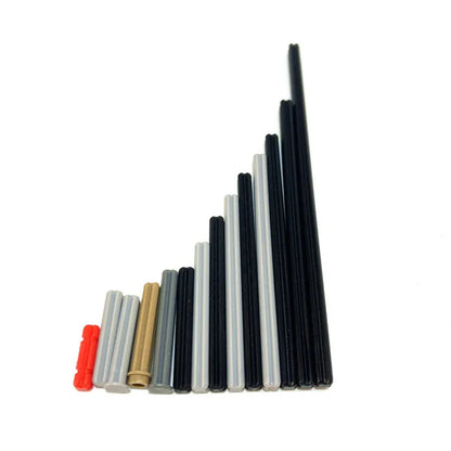 120PCS MOC Technology Blocks Plastic Axle Sticks Compatible with Various Models