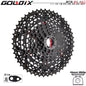 GOLDIX Black MTB Cassete 8/9/10/11/12 Speed 40/42/46/50/50T K7 8/9/10/11/12v Bicycle Freewheel Bicycle Sprocket for Shimano/SRAM-EXPROTAS