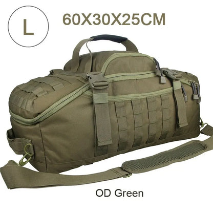 Gym Duffel Bag 80L Tactical Backpack Unisex Camping Hiking Rucksack
