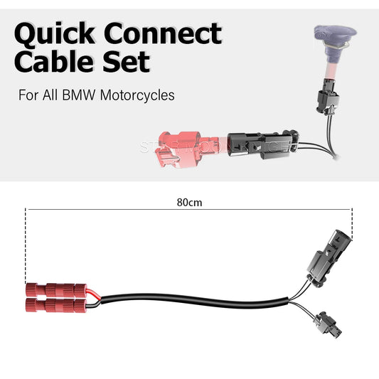 Quick Connect Navigation Cable Set for BMW R1250GS R1200GS F750GS F850GS