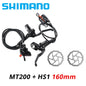 Shimano MT200/MT201 Hydraulic Disc Brake Set 2-Piston with Levers (Rotors Optional)