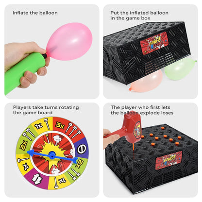 Balloon Explosion Tabletop Game Party Toy for Kids Family Fun Gathering