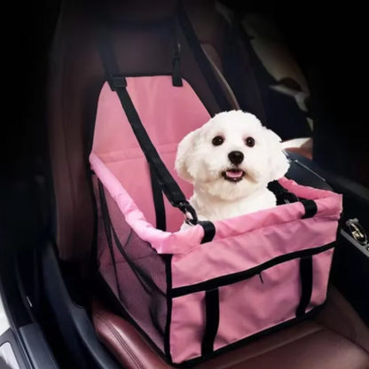 Dog Car Seat Cover Hammock Foldable Pet Basket Harness Travel Safety