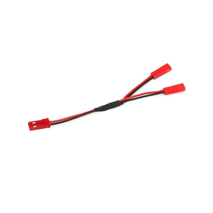 JST Plug Y Cable Male to 2 Female 22AWG Wire for RC Lipo Battery Connection