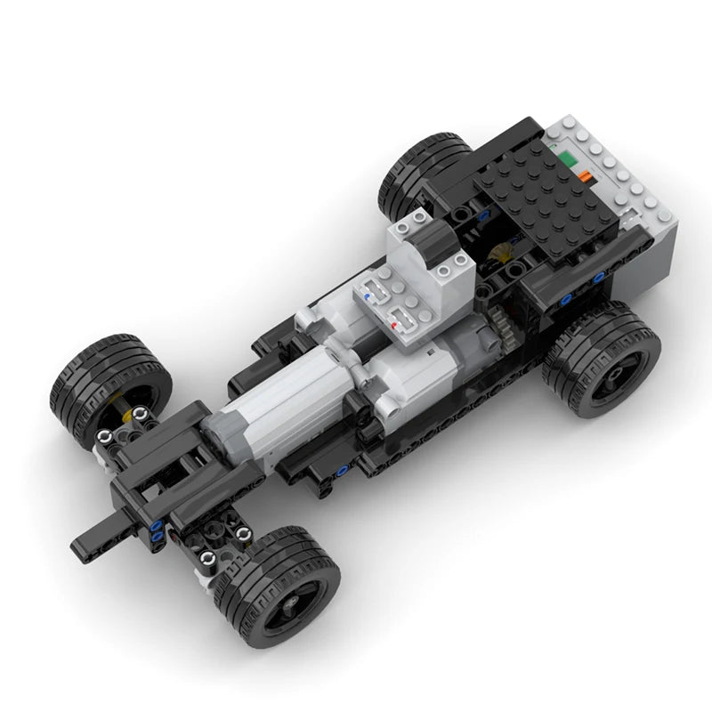 MOC Electronics Drift Chassis Double Motors Rear Wheel Drive Technical Cars RC Motorized STEAM Building Blocks Educational Toys-EXPROTAS