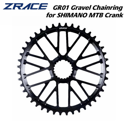 ZRACE GR01 MTB Gravel Chainring 40T 42T 44T for Shimano M9100–M6100