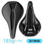 RYET 3D Carbon Saddle | 145/155mm MTB Triathlon Seat Lightweight 130g Oval