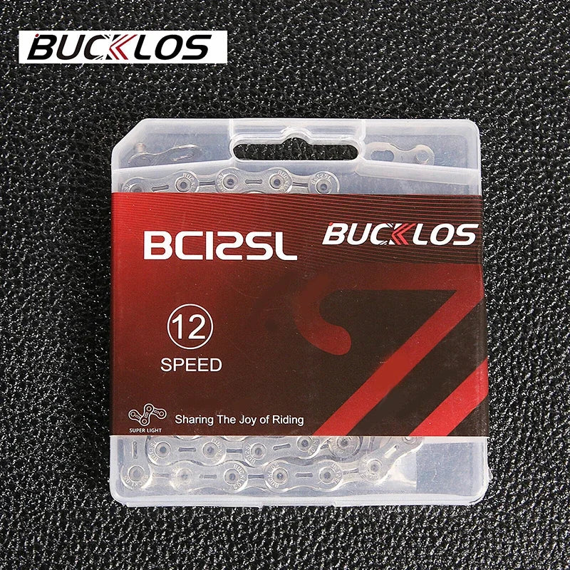 MTB Road Bike Chain BUCKLOS 8-12 Speed 116/126 Links Bicycle