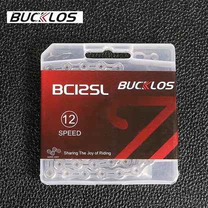 MTB Road Bike Chain BUCKLOS 8-12 Speed 116/126 Links Bicycle