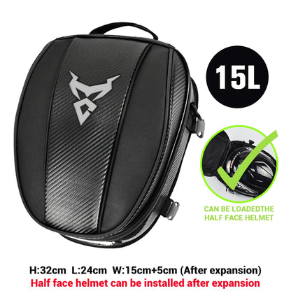 Motorcycle Magnetic Tank Bag Carbon Look Oxford Cloth Storage Bag