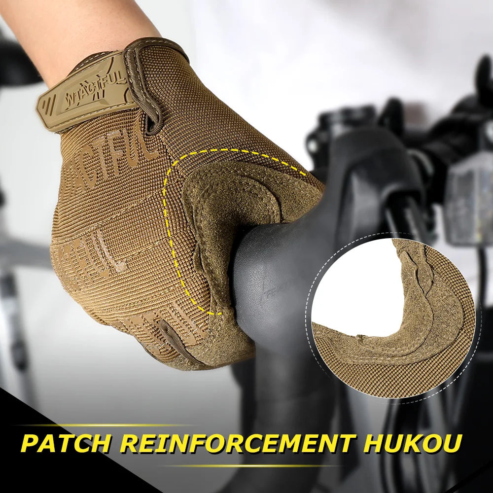 Outdoor Tactical Gloves Full Finger Touch Screen Anti-Skid Cycling Sports