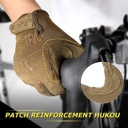 Outdoor Tactical Gloves Full Finger Touch Screen Anti-Skid Cycling Sports