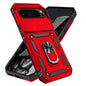 Google Pixel 6-9 Pro XL Armour Ring Case Camera Cover Shockproof Kickstand