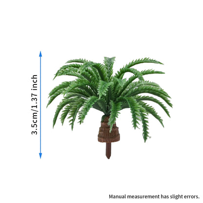 5Pcs Coconut Palm Tree Mini Garden Decor 2-5CM Fairy Layout