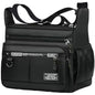 Men's Cross-body Bag with Adjustable Shoulder Strap & Multi-layered Pockets