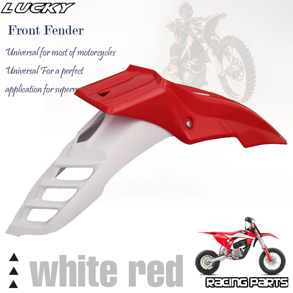 Universal Supermoto Motocross Front Fender Black Mudguard For Honda Yamaha Suzuki Kawasaki DRZ RMZ XT TW Dirt Bike