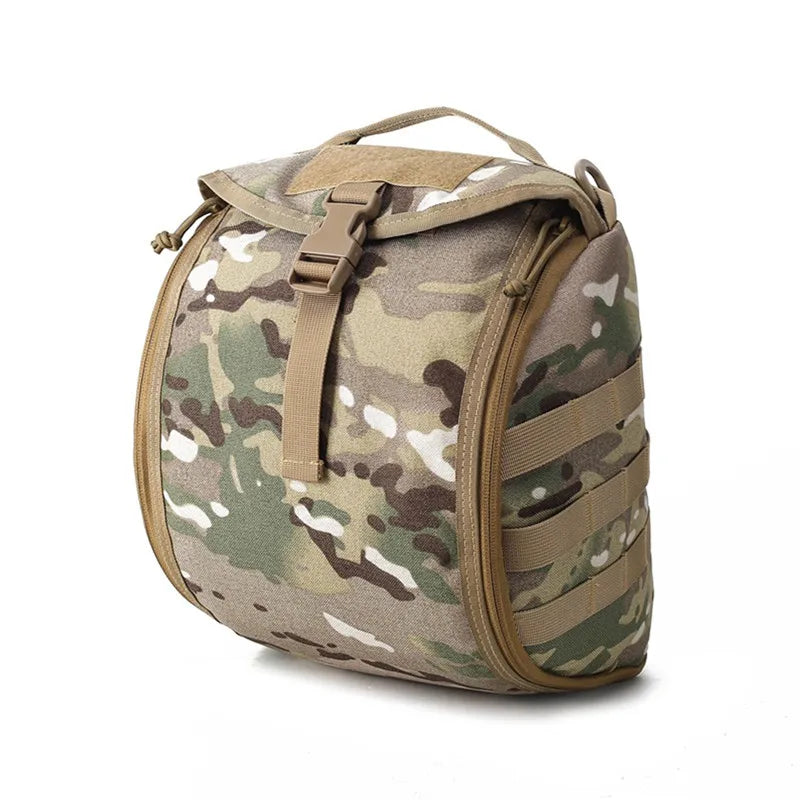 Tactical Helmet Bag Molle Storage Pack Carrier Pouch for Hunting Sports