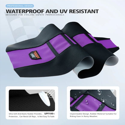 Soft Non-Slip Ribbed Dirt Bike Seat Cover Universal for SXF EXC KXF CRF