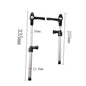 Aluminum Alloy RV Window Support Rod Pair for Motorhome Trailer 255/310mm