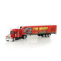 1Pcs Alloy Truck Model Diecast Toy Container Oil Tank Sliding Car Multi-color