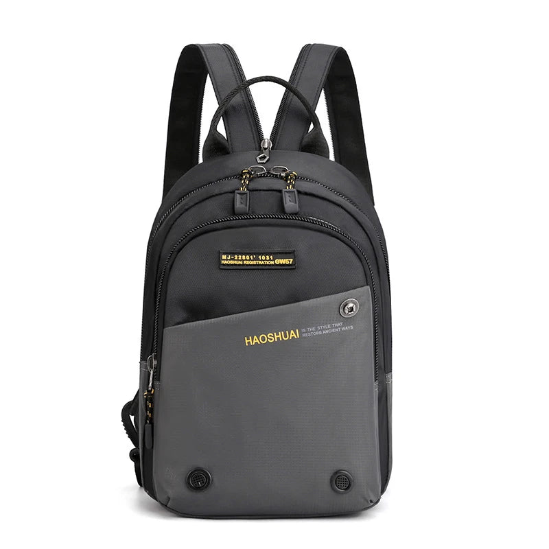 Men's Chest Bag Sling Backpack Travel Outdoor Small Cross Body Bags