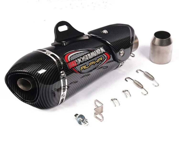Universal 51mm motorcycle exhaust alpha muffler for R3 MT07 FZ1 R6 R15 ZX6R ZX10 Z900 Z400 1000 CBR1000 GSXR1000 with DB killer-EXPROTAS