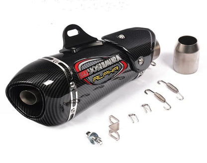Universal 51mm motorcycle exhaust alpha muffler for R3 MT07 FZ1 R6 R15 ZX6R ZX10 Z900 Z400 1000 CBR1000 GSXR1000 with DB killer-EXPROTAS