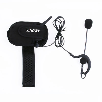 XiNOWY V6C PRO Bluetooth Full Duplex Referee Intercom Headset 1200m Earhook (2 Referees)