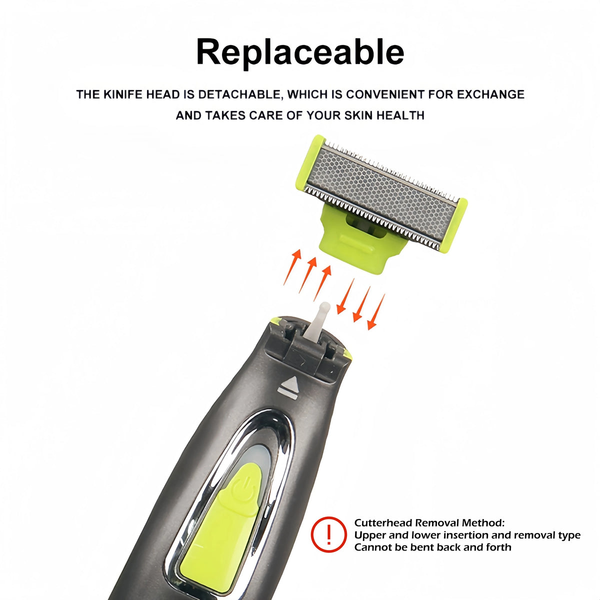 Electric Shaver for Women Portable Full Body Trimmer USB Rechargeable Razor
