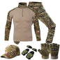 Tactical Uniform Suit Airsoft Hunting Camouflage Pants Shirts Military Clothing