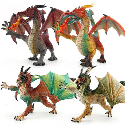 Realistic Western Mythology Dragon Action Figure for Kids Gift Toy