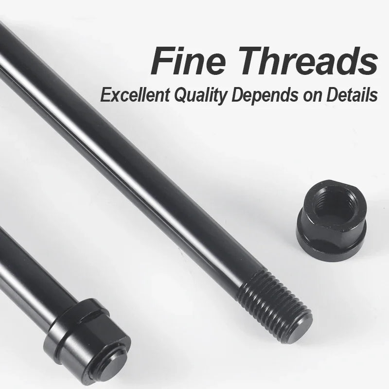 BOLANY Bike Fork Thru Axle Quick Release 15x100/110mm Alloy for MTB Boost Hub