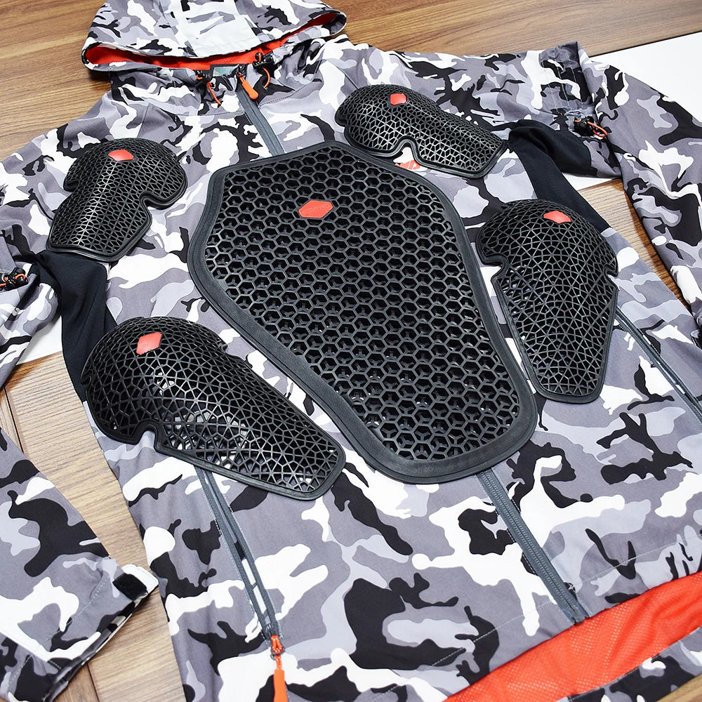 Motorcycle Armor CE certified Jacket Insert Back Protector Thicken High elasticity Rider Armor Back Spine Protective Pad-EXPROTAS