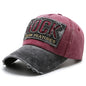 Korean Baseball Cap Unisex Letter Embroidery Adjustable Sun Hat Style