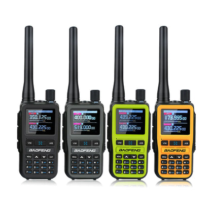 2PCS Baofeng Dual Band Mini Walkie Talkie 5W Radio Air Band Compact